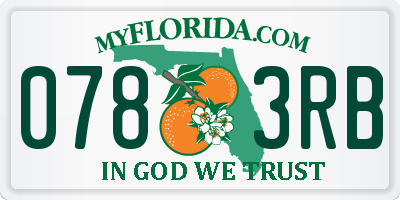 FL license plate 0783RB