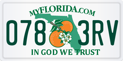 FL license plate 0783RV