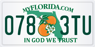 FL license plate 0783TU