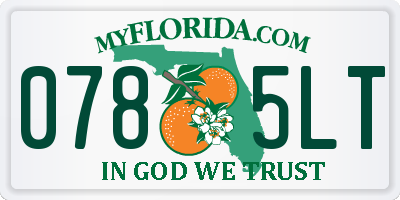 FL license plate 0785LT