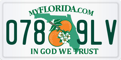 FL license plate 0789LV