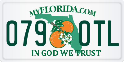 FL license plate 0790TL