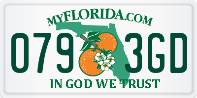 FL license plate 0793GD