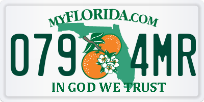 FL license plate 0794MR