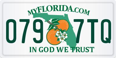 FL license plate 0797TQ