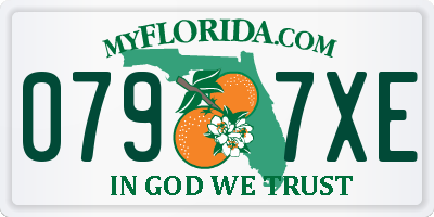 FL license plate 0797XE