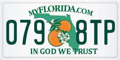 FL license plate 0798TP