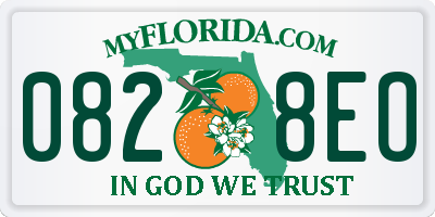 FL license plate 0828EO