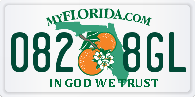 FL license plate 0828GL