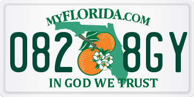 FL license plate 0828GY
