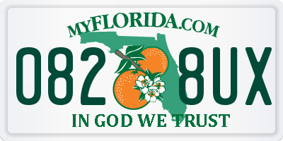 FL license plate 0828UX