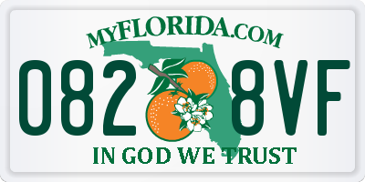 FL license plate 0828VF