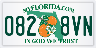 FL license plate 0828VN
