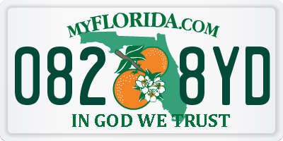 FL license plate 0828YD