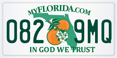 FL license plate 0829MQ