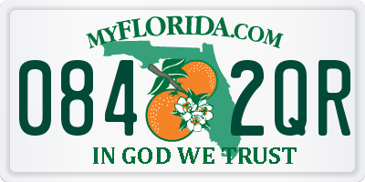 FL license plate 0842QR