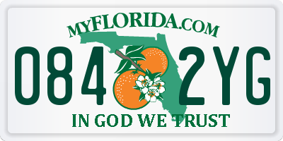FL license plate 0842YG