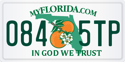 FL license plate 0845TP