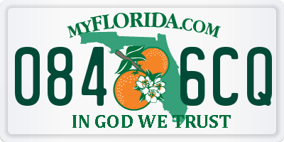 FL license plate 0846CQ