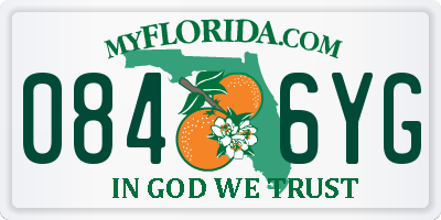 FL license plate 0846YG
