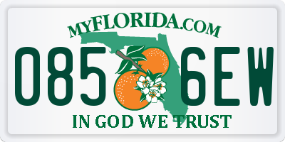 FL license plate 0856EW