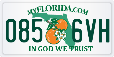 FL license plate 0856VH