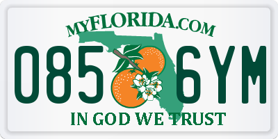 FL license plate 0856YM