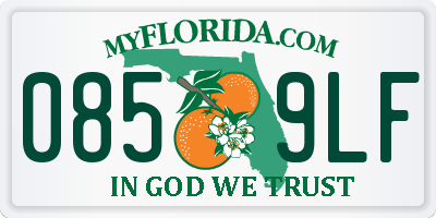 FL license plate 0859LF