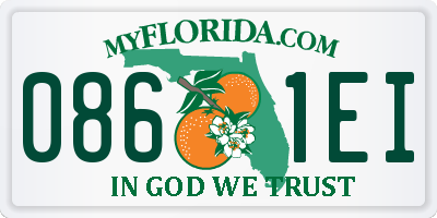 FL license plate 0861EI