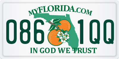 FL license plate 0861QQ
