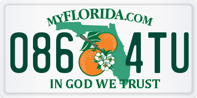 FL license plate 0864TU