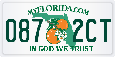 FL license plate 0872CT