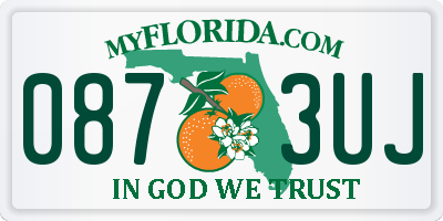 FL license plate 0873UJ