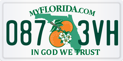 FL license plate 0873VH