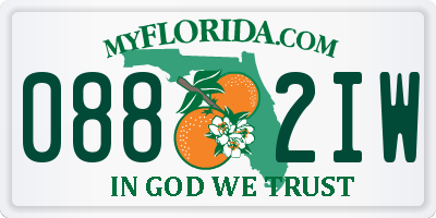 FL license plate 0882IW
