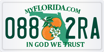 FL license plate 0882RA
