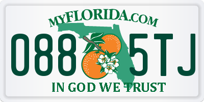 FL license plate 0885TJ