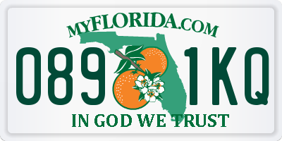 FL license plate 0891KQ