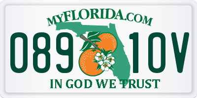 FL license plate 0891OV