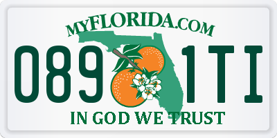 FL license plate 0891TI