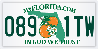 FL license plate 0891TW