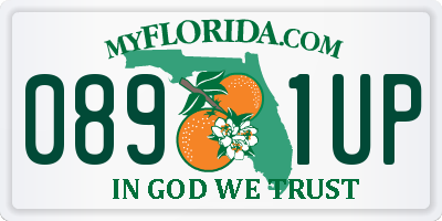 FL license plate 0891UP