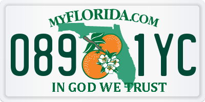 FL license plate 0891YC