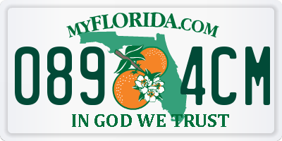 FL license plate 0894CM
