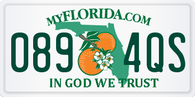 FL license plate 0894QS