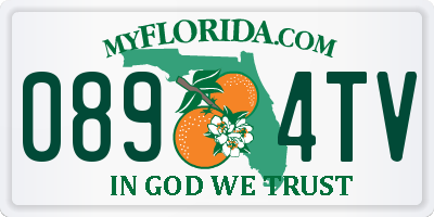 FL license plate 0894TV