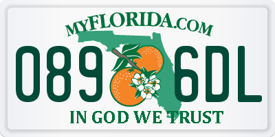 FL license plate 0896DL