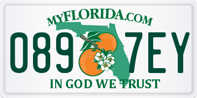 FL license plate 0897EY