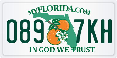 FL license plate 0897KH