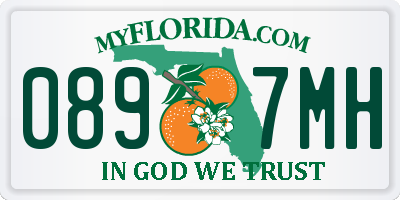 FL license plate 0897MH